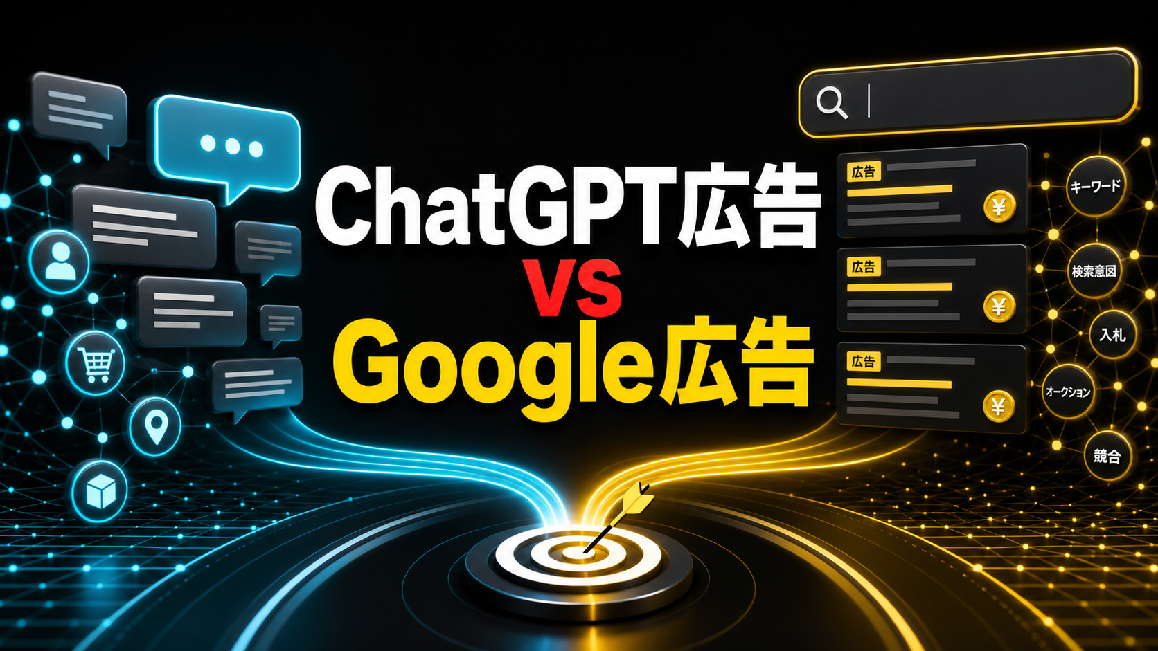 ChatGPT広告とGoogle広告の違いを比較
